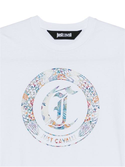 T-shirt uomo con stampa JUST CAVALLI | 80OAHE01CJ110003